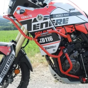 Extra sleva | Ochranné rámy motoru RDMOTO CF140R červená (s chrániči)